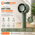 Portable Handheld Rechargeable Fan 2000mAh