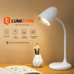 Rechargeable LED Desk Lamp | USB Charging Study & Reading Table Light